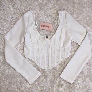 *NEW* Missguided Corset Top